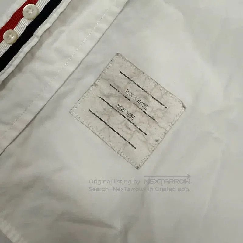Other Thom Browne White Cotton Men's Shirt . Size US M / EU 48-50 / 2 - 3 Thumbnail