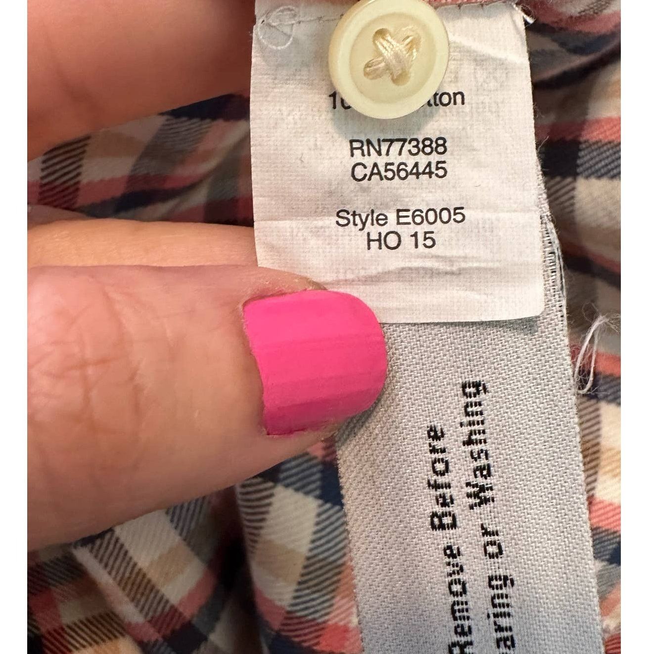Madewell Madewell plaid long sleeves boyfriend shirt size Small Size S / US 4 / IT 40 - 6 Thumbnail