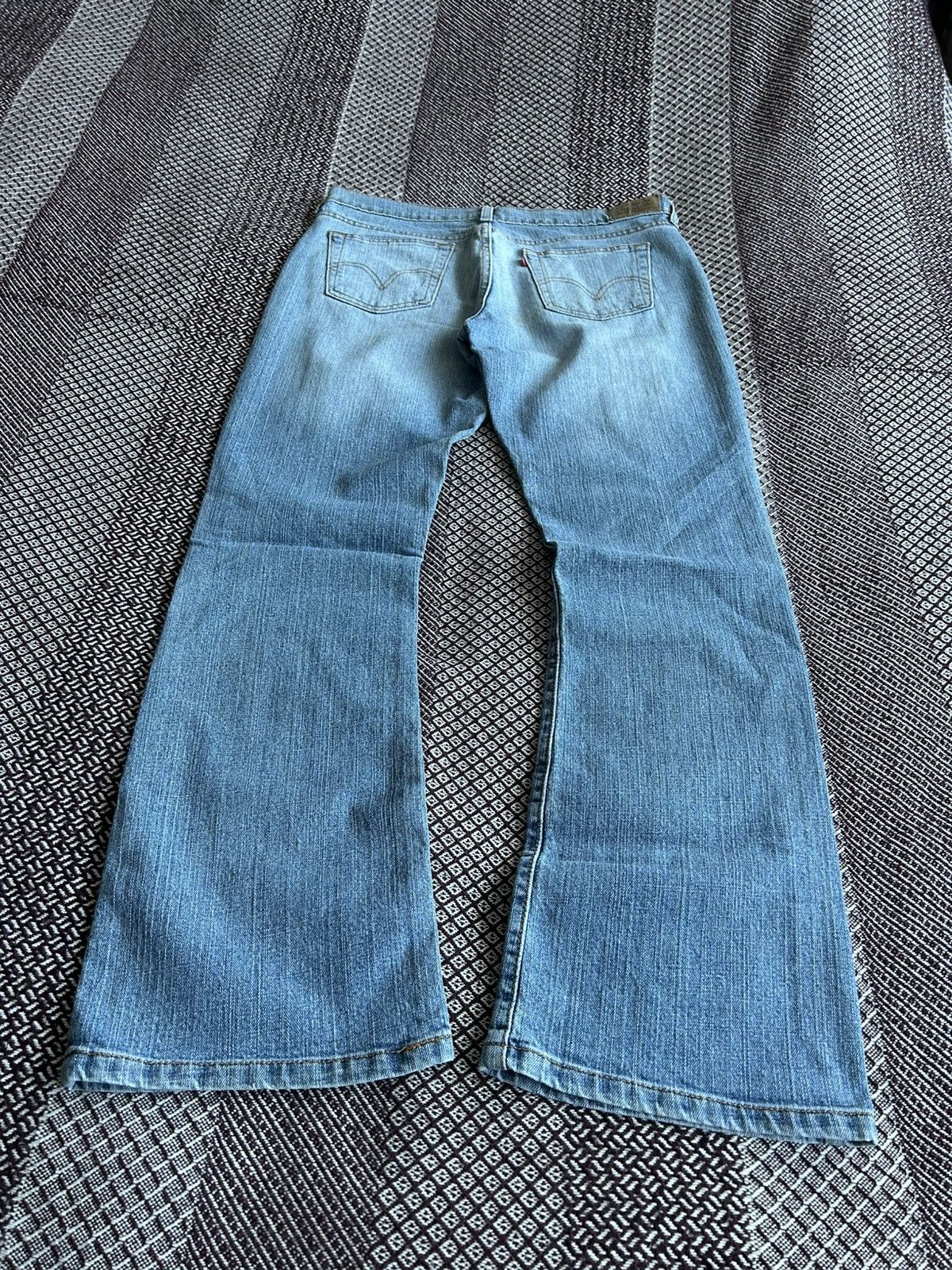 Levi's Vintage Flared Levis 515 Boot Cut Washed 00s Streetwear Y2K Size 32" / US 10 / IT 46 - 9 Thumbnail