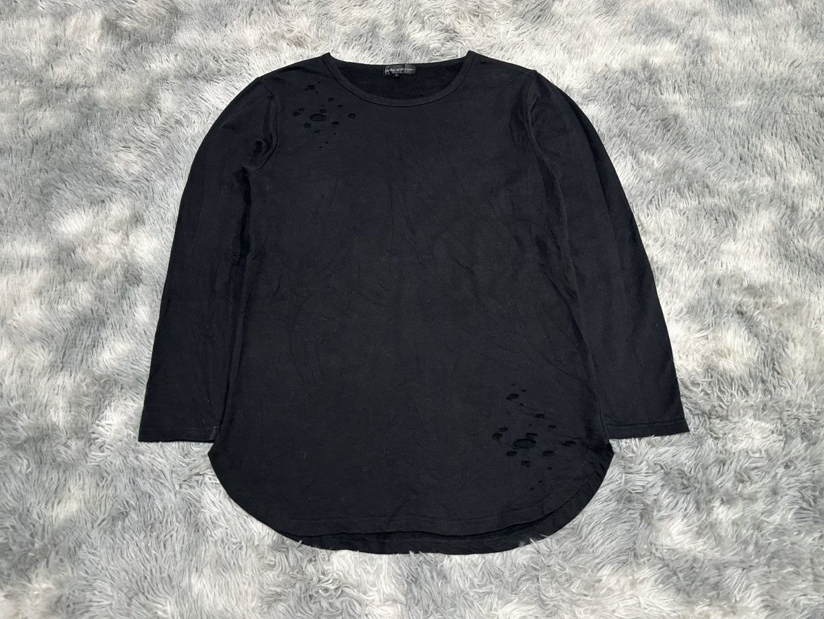 In The Attic 🔥Sick Y2K In The Attic Homme Distressed Ls Shirt Goth Punk Size US L / EU 52-54 / 3 - 2 Thumbnail