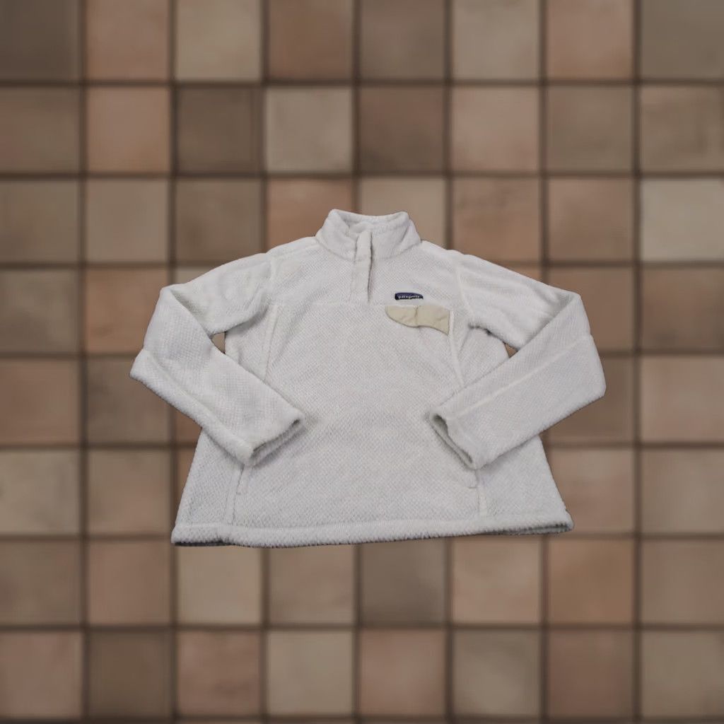 Patagonia Patagonia Snap T Fleece Jacket Womens M White Polartec Camping Outdoor 25443 Size M / US 6-8 / IT 42-44 - 1 Thumbnail