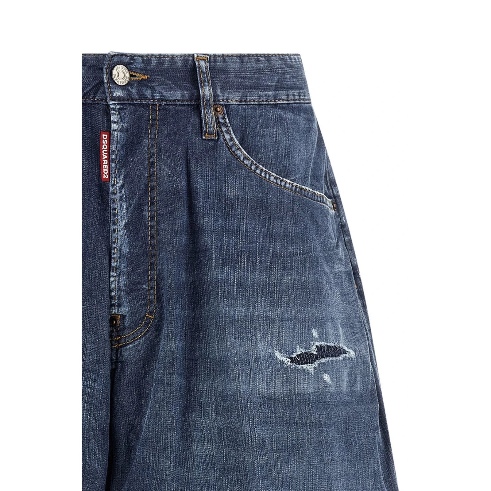 Dsquared2 DSQUARED2 Boxer Blue Shorts New & Authentic (Men's size:US 3 Size US 30 / EU 46 - 3 Thumbnail