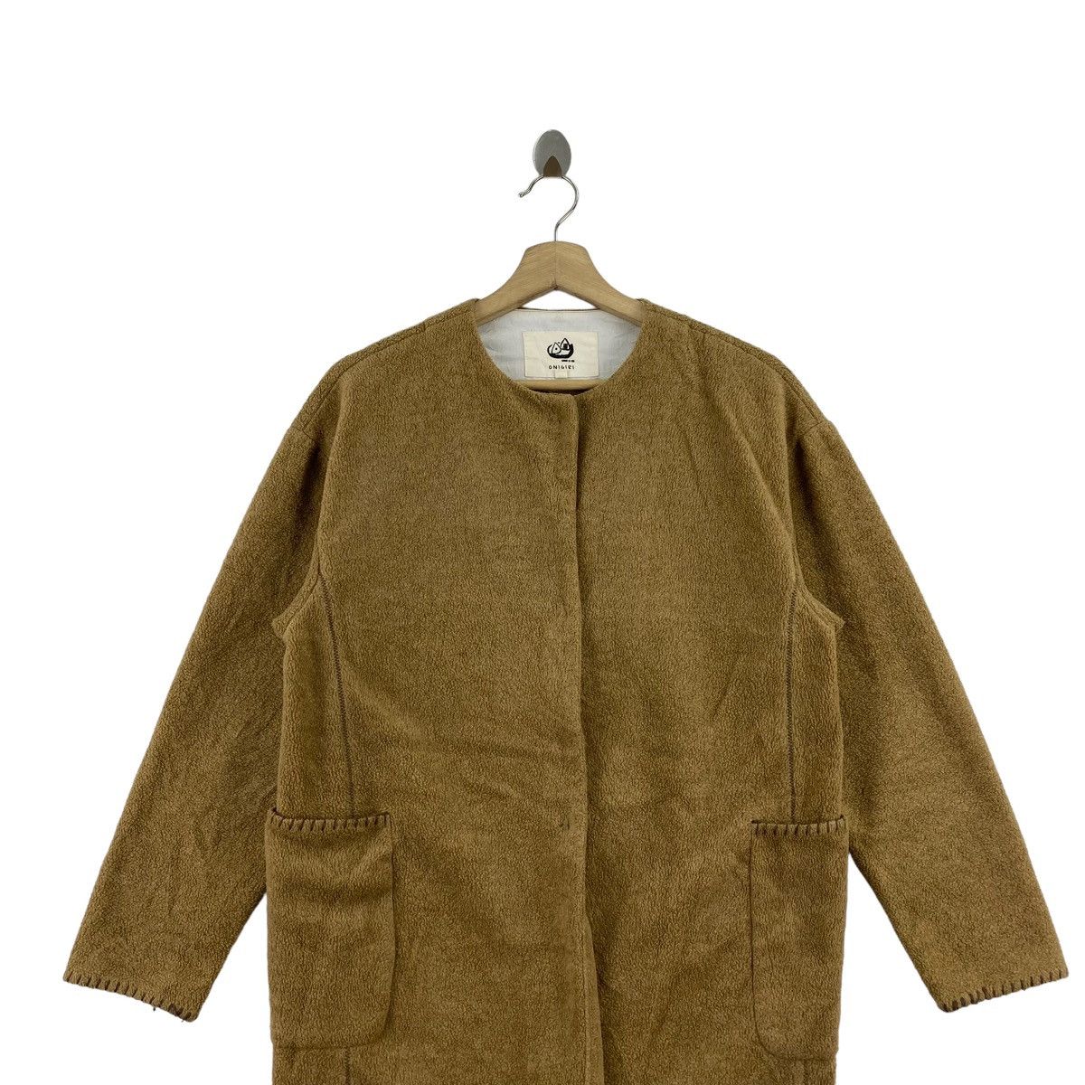 Comme Ca Ism × Japanese Brand COMME CA ISM Onigiri Japanese Brand Brown Long Coat Size M / US 6-8 / IT 42-44 - 2 Thumbnail
