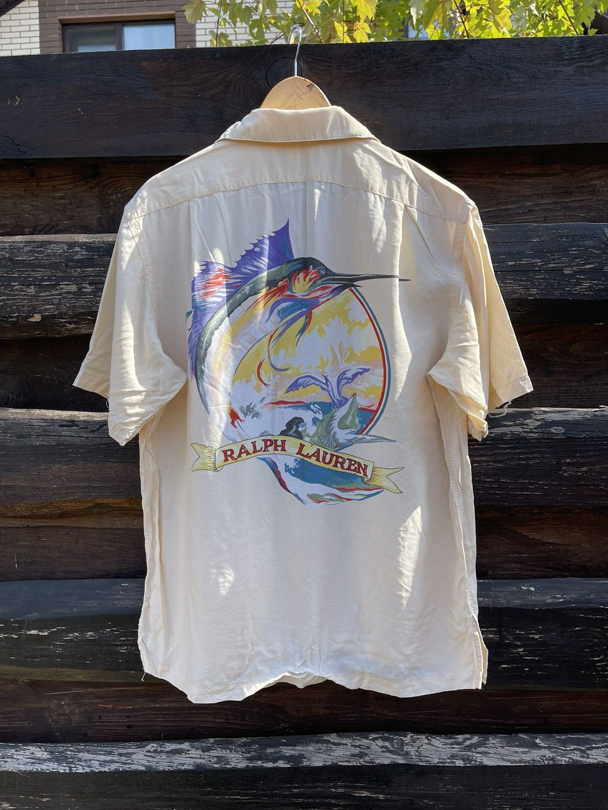 Polo Ralph Lauren 90’s Ralph Lauren Fishing vintage rayon shirt big logo Size US M / EU 48-50 / 2 - 1 Thumbnail