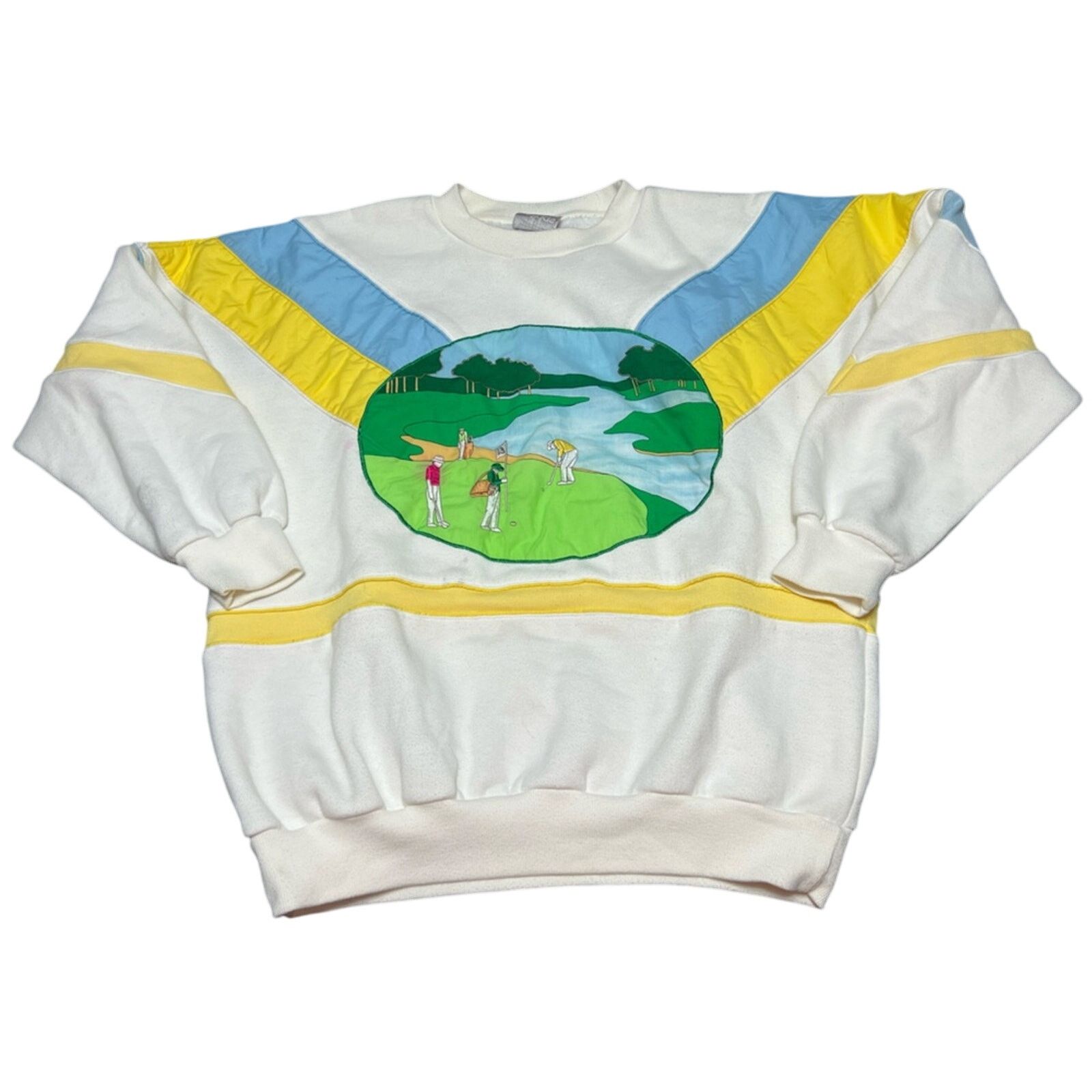 Adidas Adidas The Hills VTG 80's Golf Sweatshirt L Rare OG Beiber Size US L / EU 52-54 / 3 - 1 Thumbnail