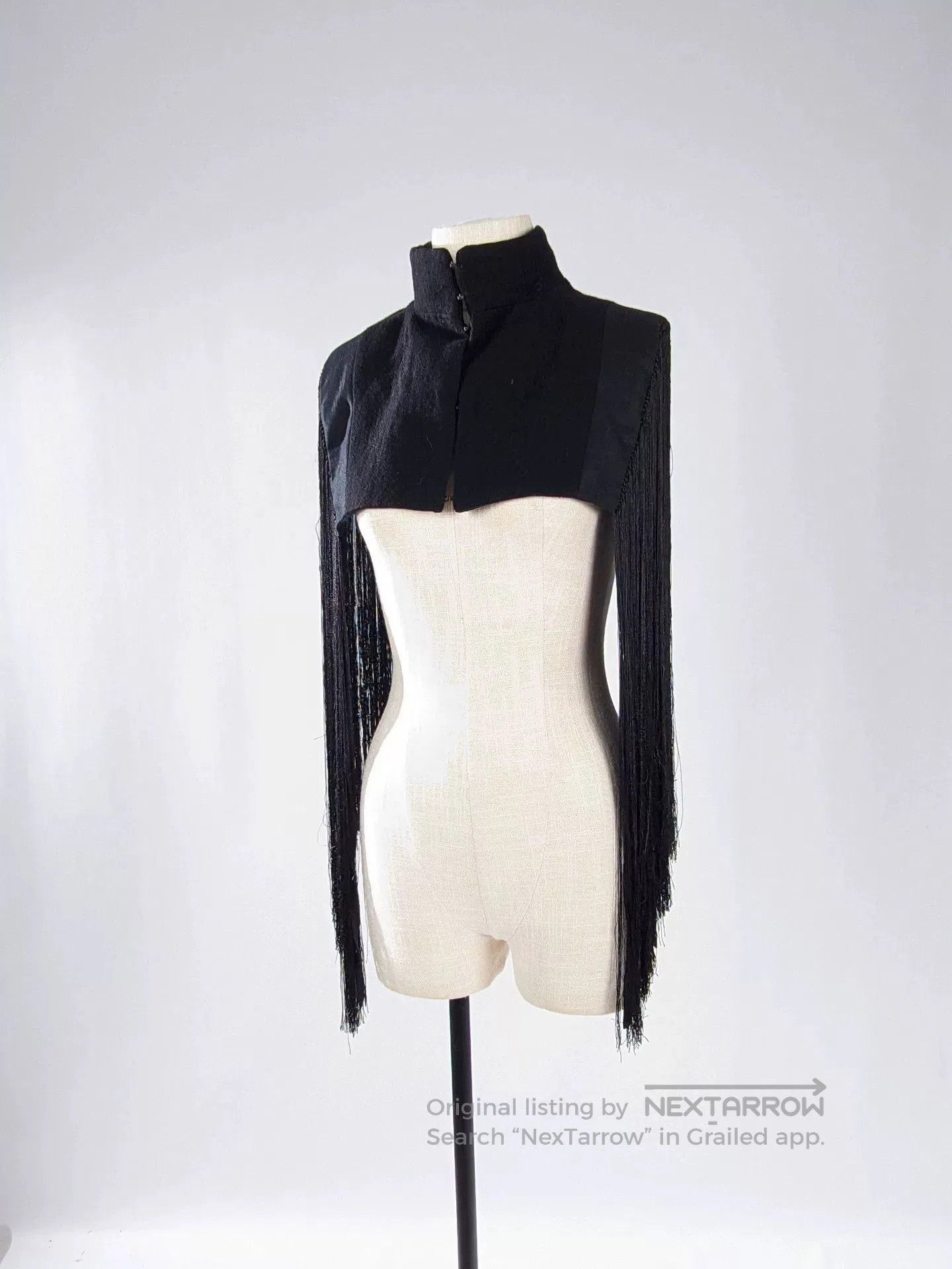 Ann Demeulemeester Ann Demeulemeester Fringe Shawl Coat. Size XS / US 0-2 / IT 36-38 - 2 Thumbnail