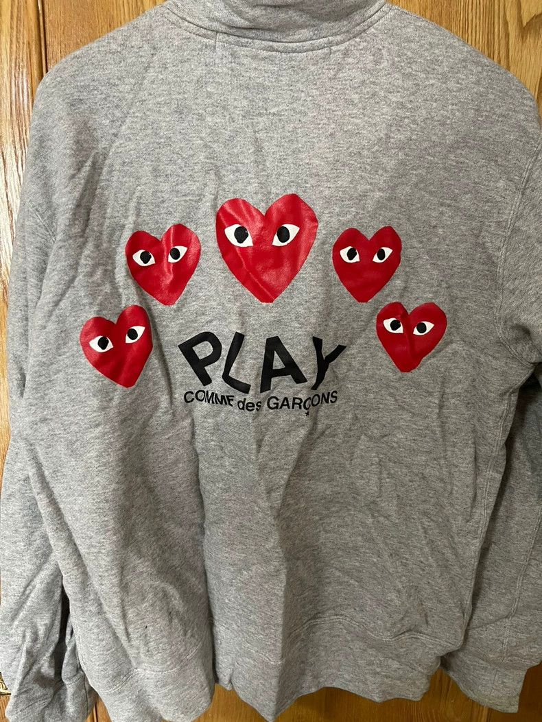 Comme des Garcons Comme Des Garcons Red heart hooded sweatshirt at the back 2 Size US M / EU 48-50 / 2 - 2 Thumbnail