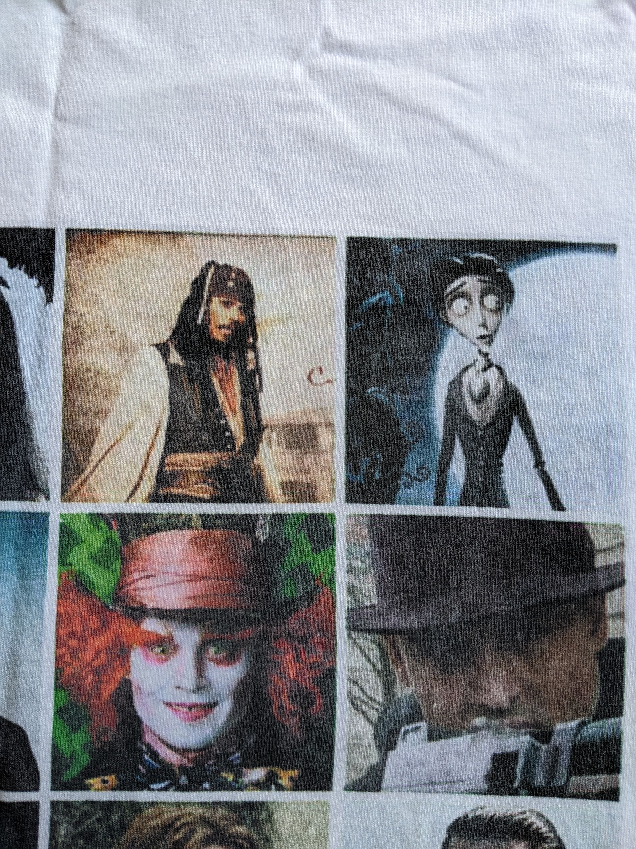 Vintage Johnny Depp White Vintage Tshirt Uneek Gildan FruitOfTheLoom Size US M / EU 48-50 / 2 - 7 Thumbnail
