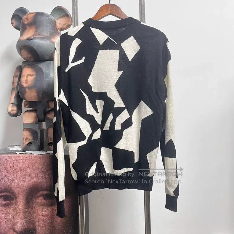 Louis Vuitton Louis Vuitton New black and white knitted sweater Size US S / EU 44-46 / 1 - 2 Thumbnail