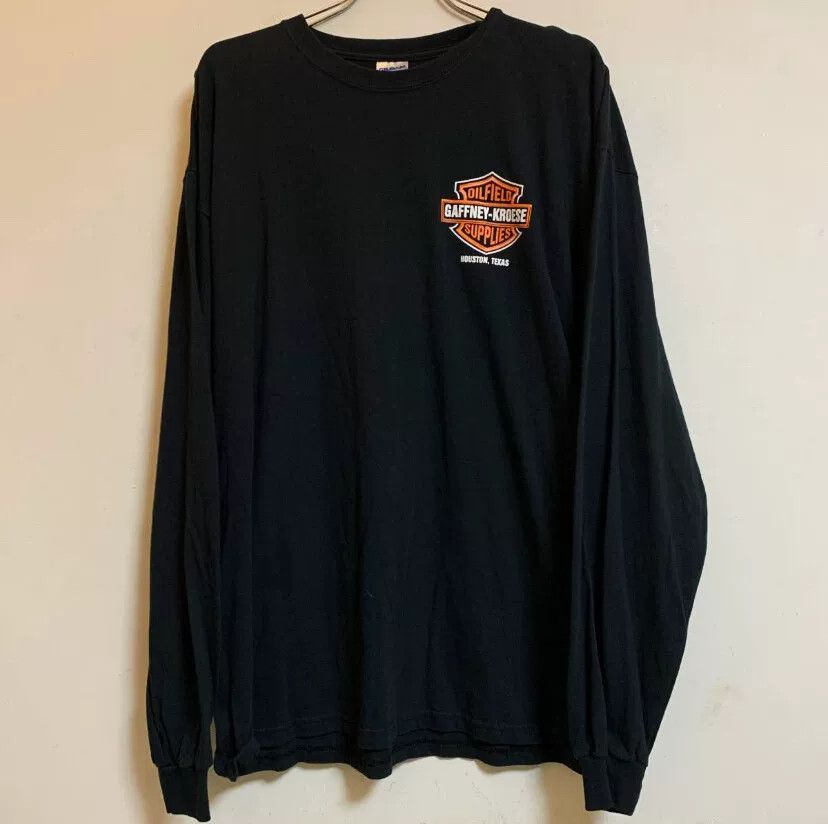 Vintage Vintage Black Long Sleeve T-Shirt Size US XL / EU 56 / 4 - 1 Thumbnail