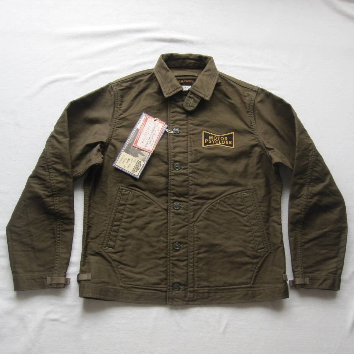 Freewheelers DECK WORKER JACKET “CHOP EM” size40 Size US L / EU 52-54 / 3 - 5 Thumbnail