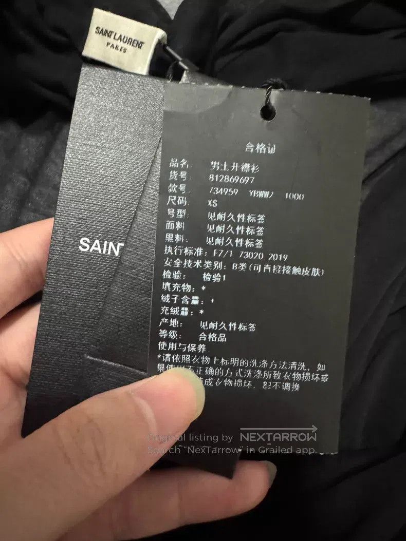Saint Laurent Paris Saint Laurent Paris Chiffon Cross V-neck Black Samurai Shi Size US XS / EU 42 / 0 - 5 Thumbnail
