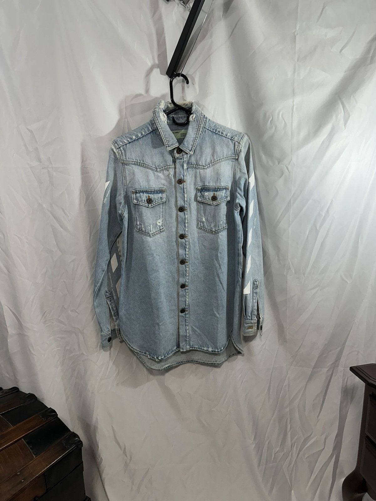 Off-White Off White Denim Shirt Size US XS / EU 42 / 0 - 2 Thumbnail