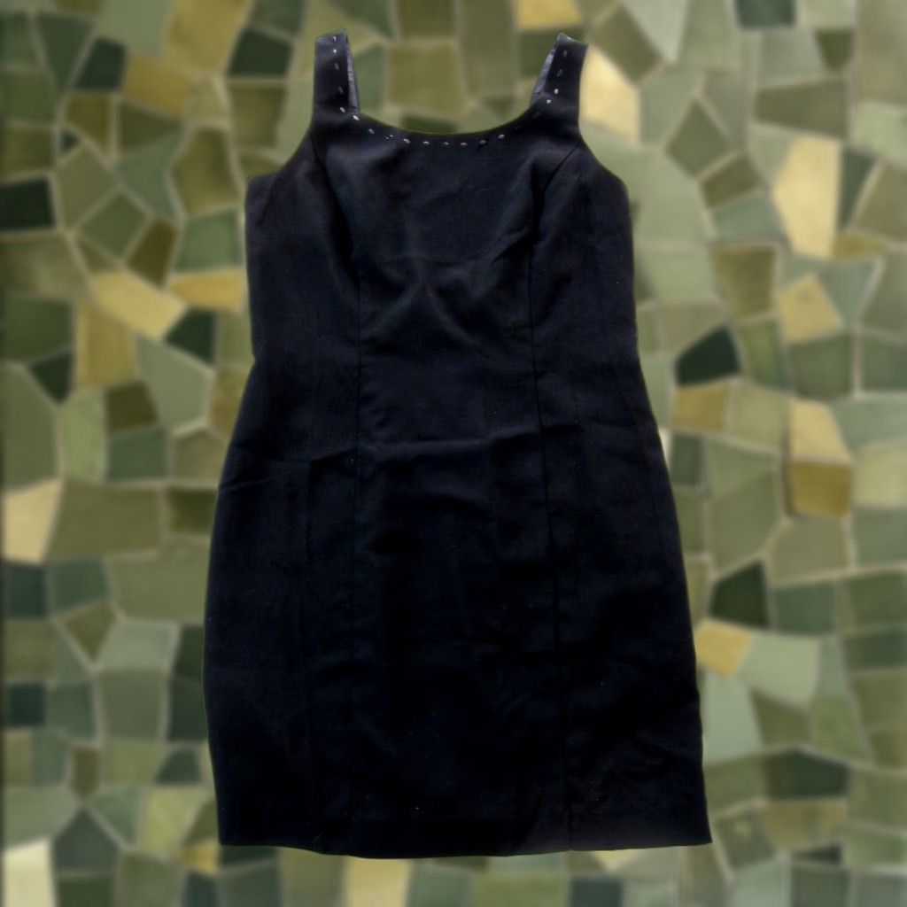 Vintage VINTAGE Dawn Joy Black Classic Sleeveless Tank Dress Women 9/10 Size M / US 6-8 / IT 42-44 - 1 Thumbnail