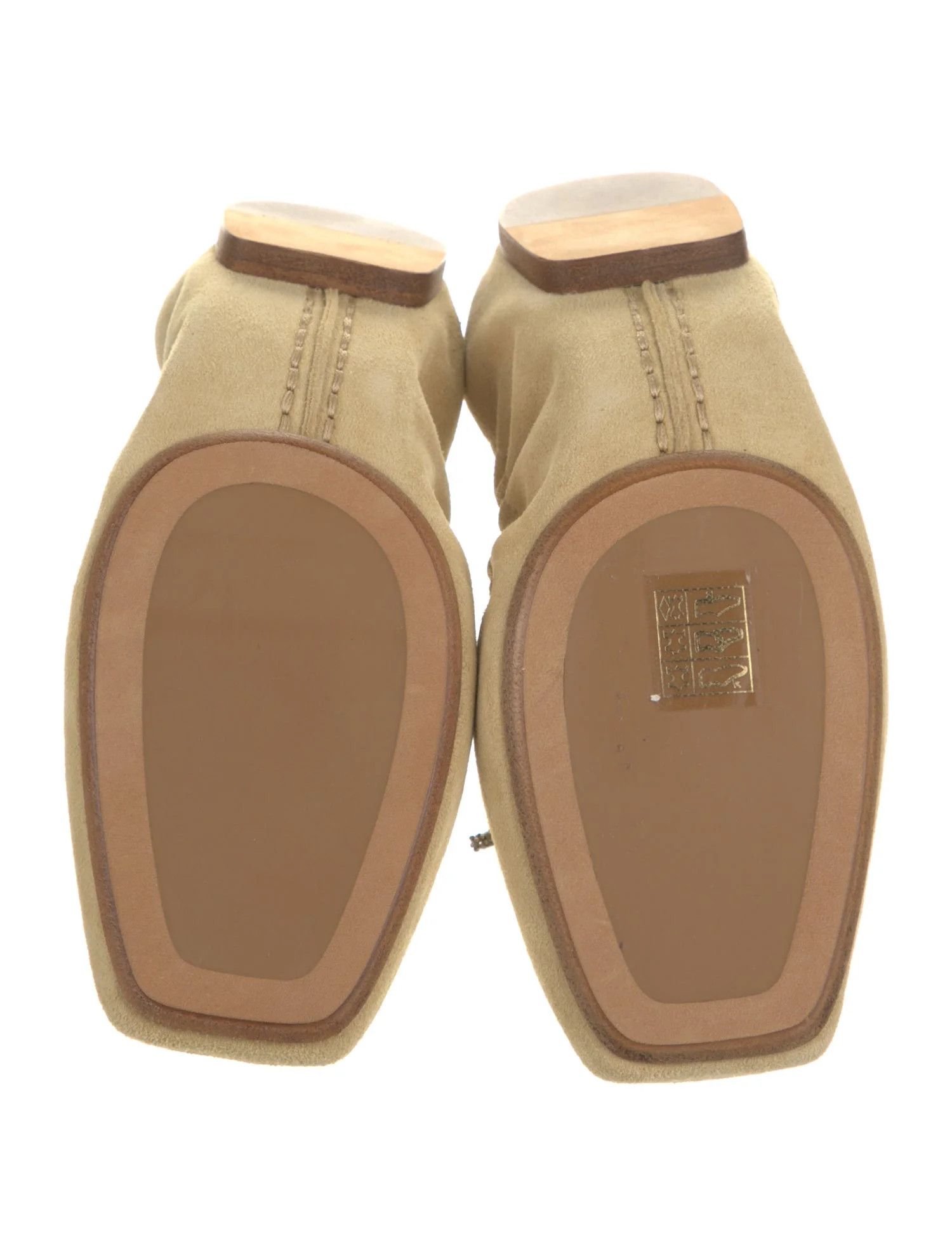 Brunello Cucinelli o1mle0824 Ballet Flats With Bow Detail in Neutrals Size US 7 / IT 37 - 5 Thumbnail