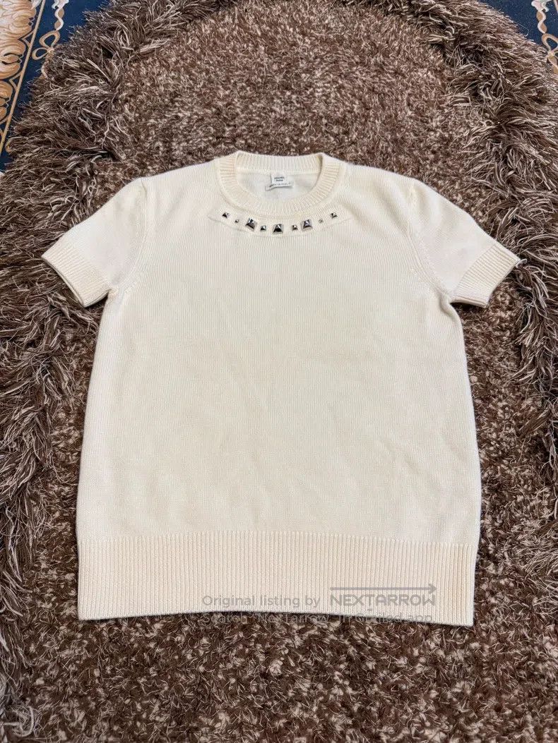 Hermes Hermes Short sleeve knitted top Size XS / US 0-2 / IT 36-38 - 2 Thumbnail