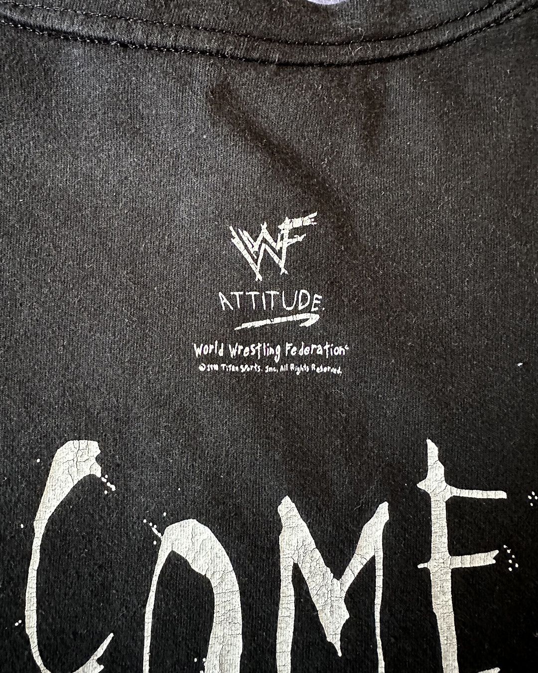 WWF 1998 WWF Attitude vintage tee Size US L / EU 52-54 / 3 - 7 Thumbnail