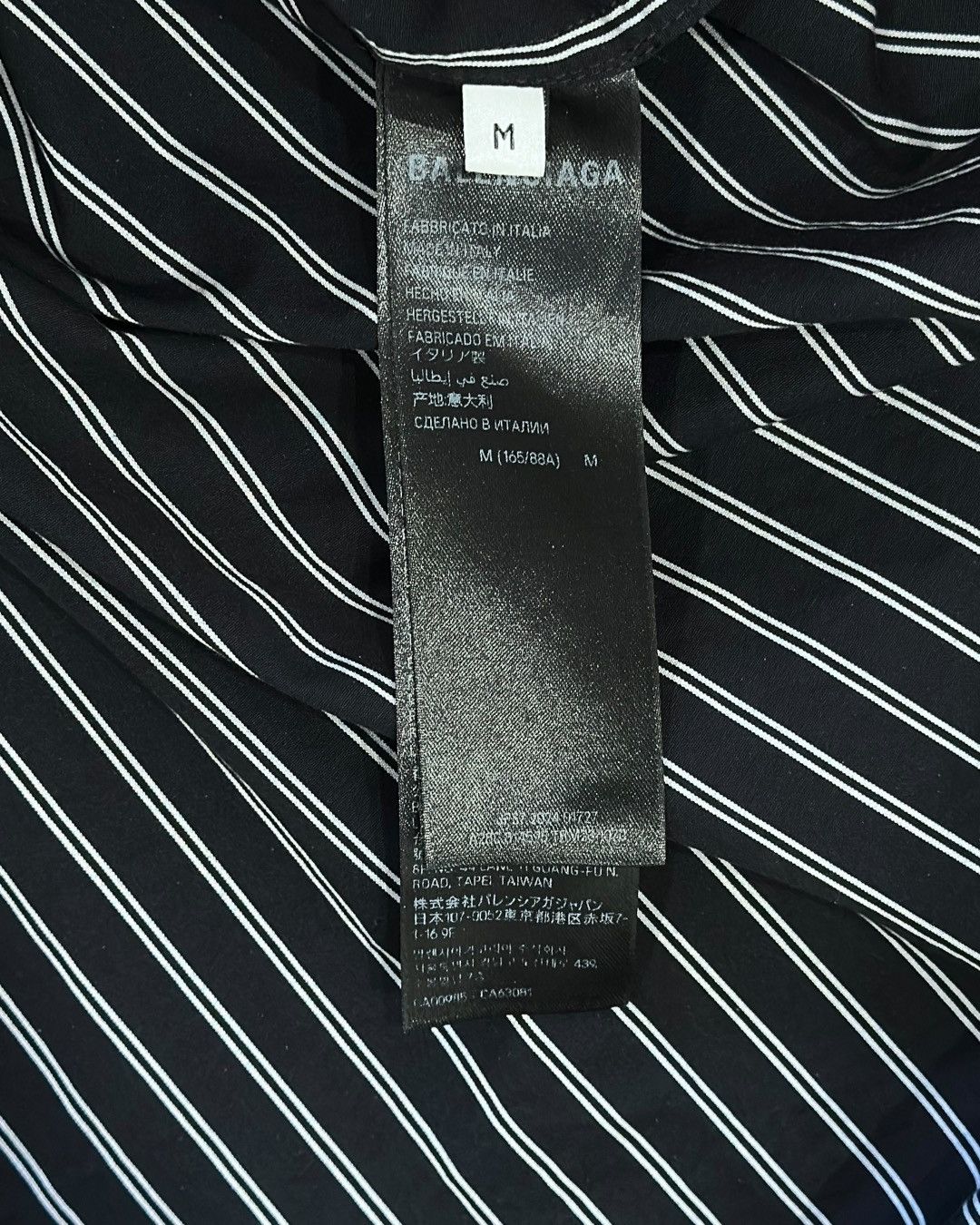 Balenciaga Balenciaga Black Flatground Shirt Size M Size US M / EU 48-50 / 2 - 8 Thumbnail