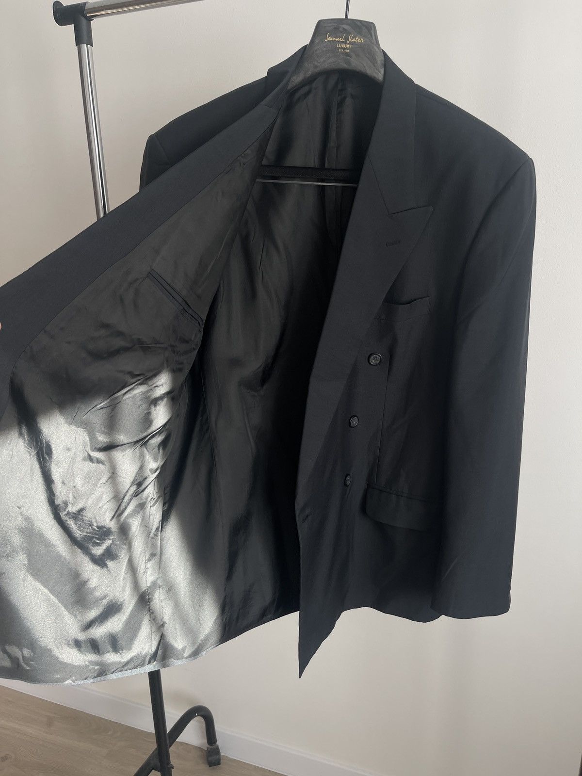 Vintage Vintage double-breasted blazer classic jacket turo 54 Size 44R - 4 Thumbnail