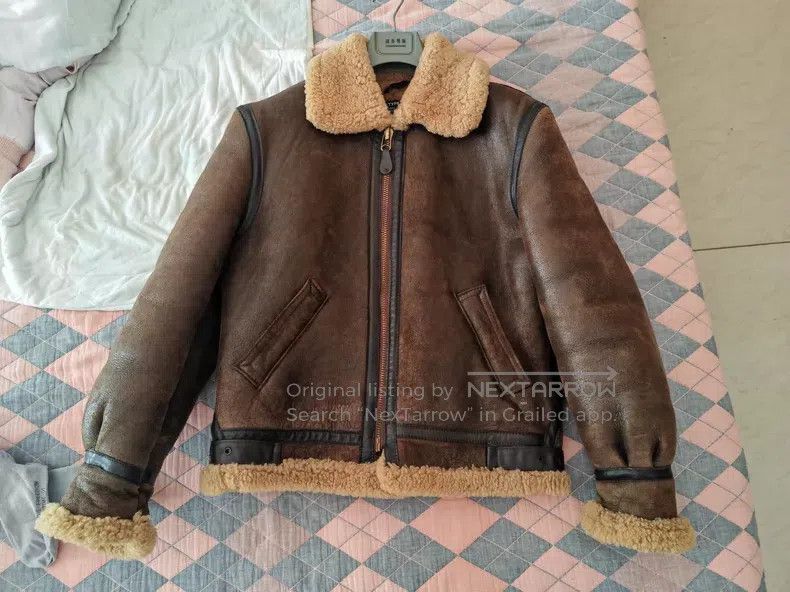 Schott Schott b3 fur integrated Size US M / EU 48-50 / 2 - 2 Thumbnail