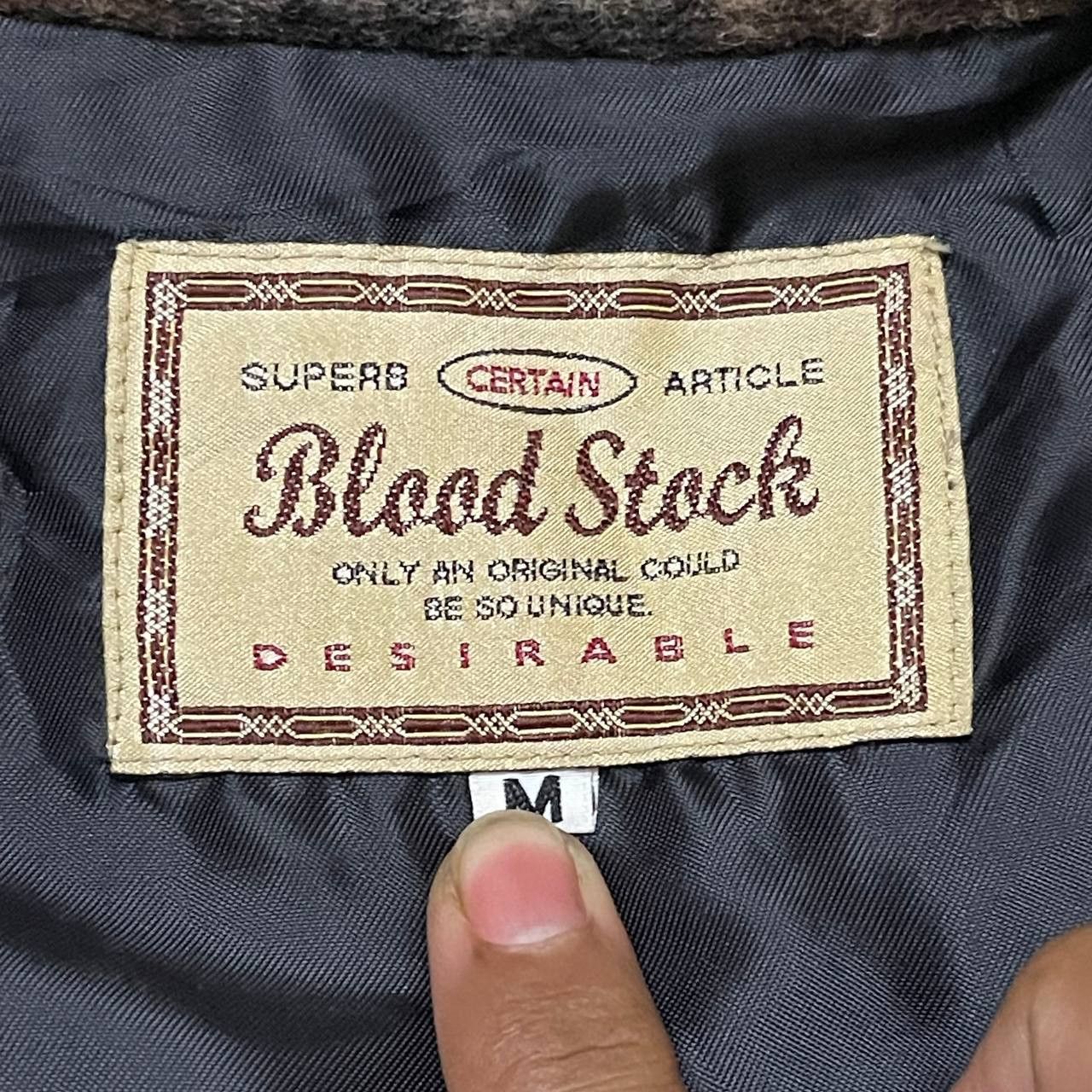 Japanese Brand Vintage Blood Stock Desirable Wool Zipper Jacket Detroit Size US M / EU 48-50 / 2 - 8 Thumbnail