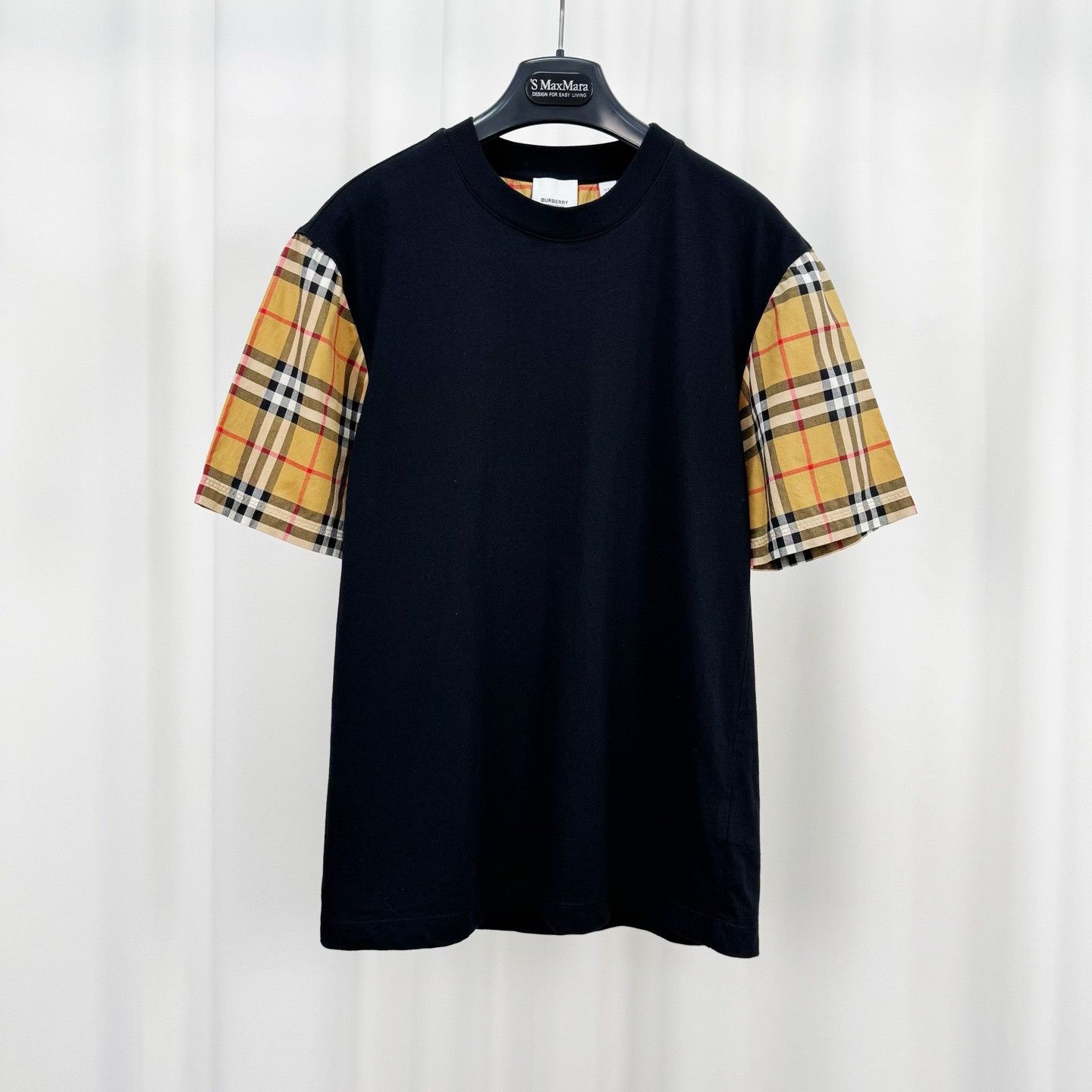 Burberry Burberry Cuff Check Short Sleeve Size XXS / US 00 / IT 34 - 1 Thumbnail