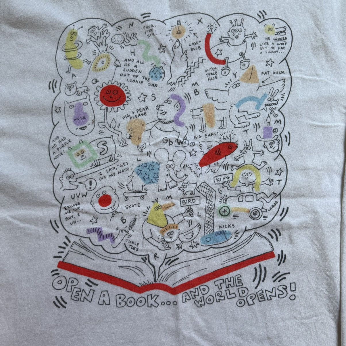 Keith Haring Abercrombie & Fitch x Keith Haring Open A Book… Tee Size US M / EU 48-50 / 2 - 5 Thumbnail