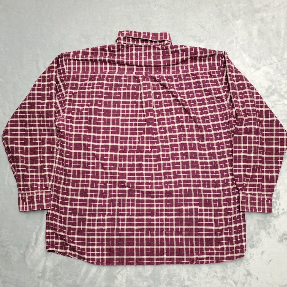 Wrangler Wrangler Shirt Mens 2XL Purple Plaid Long Sleeve Button-Up Western Cowboy Casual N/A Womens Mens Girls Size US XXL / EU 58 / 5 - 6 Thumbnail