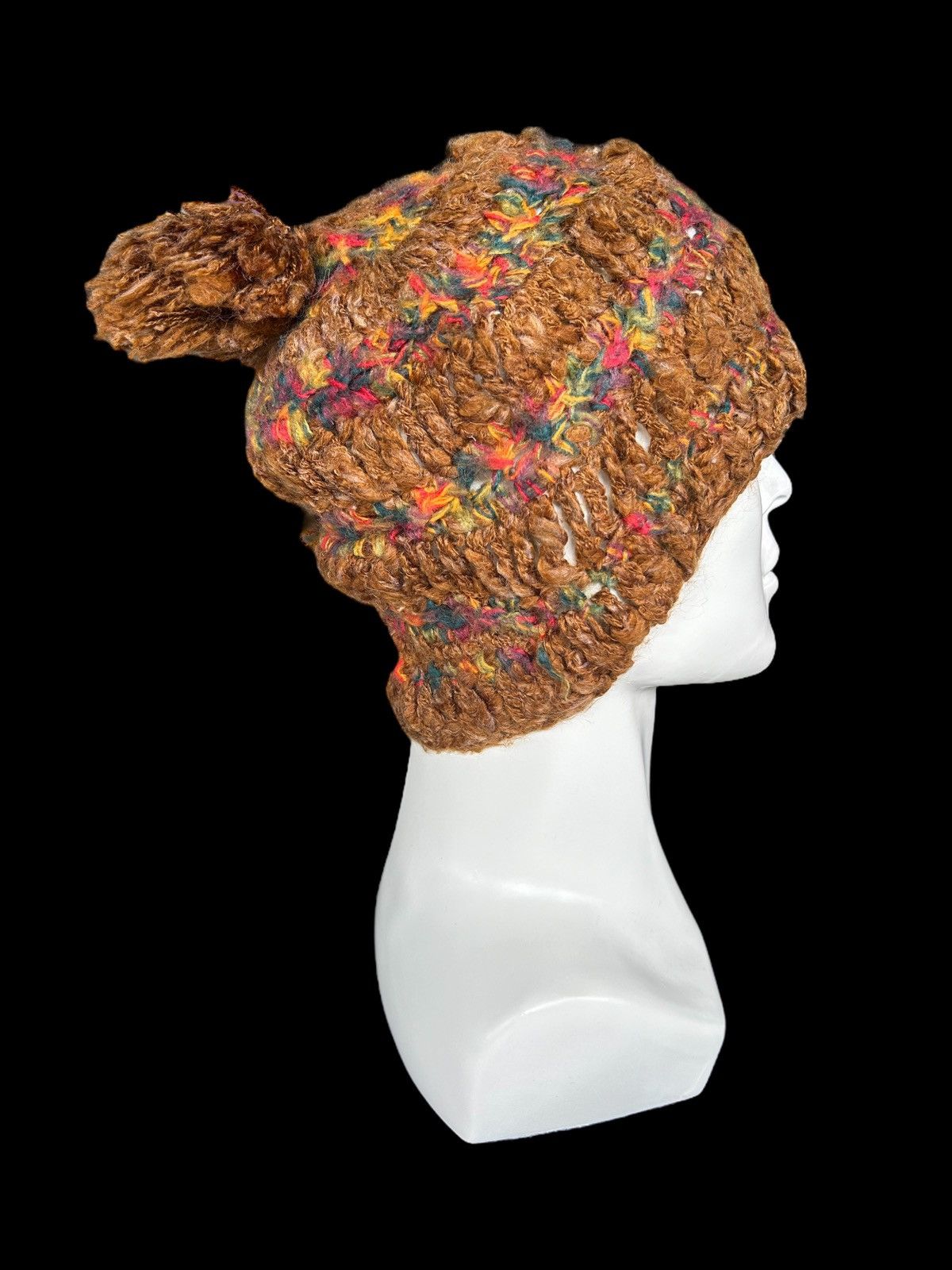 Japanese Brand × Kapital × Vintage Titicaca Crochet Knitted Beanie Hats ☠️☠️ Size ONE SIZE - 1 Thumbnail