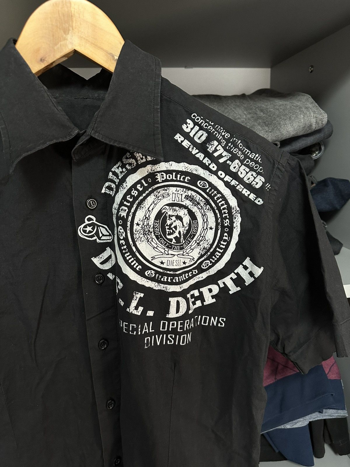 Diesel Vintage Diesel 99 Shirt Button Up Avan-Garde Size US M / EU 48-50 / 2 - 3 Thumbnail