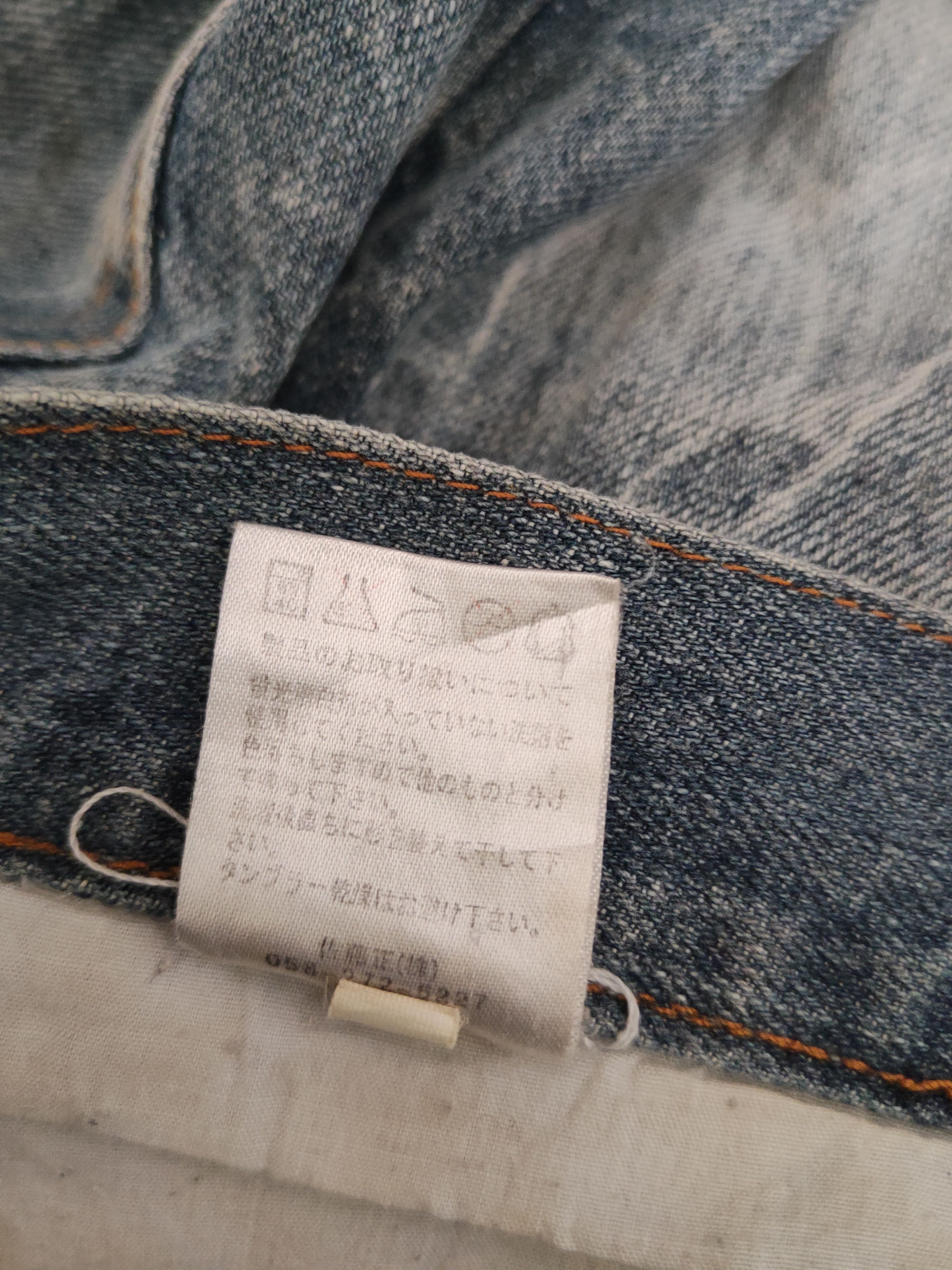 Japanese Brand DL AJ Light Blue Distressed Ripped Jeans #S2890 Size 32" / US 10 / IT 46 - 16 Thumbnail