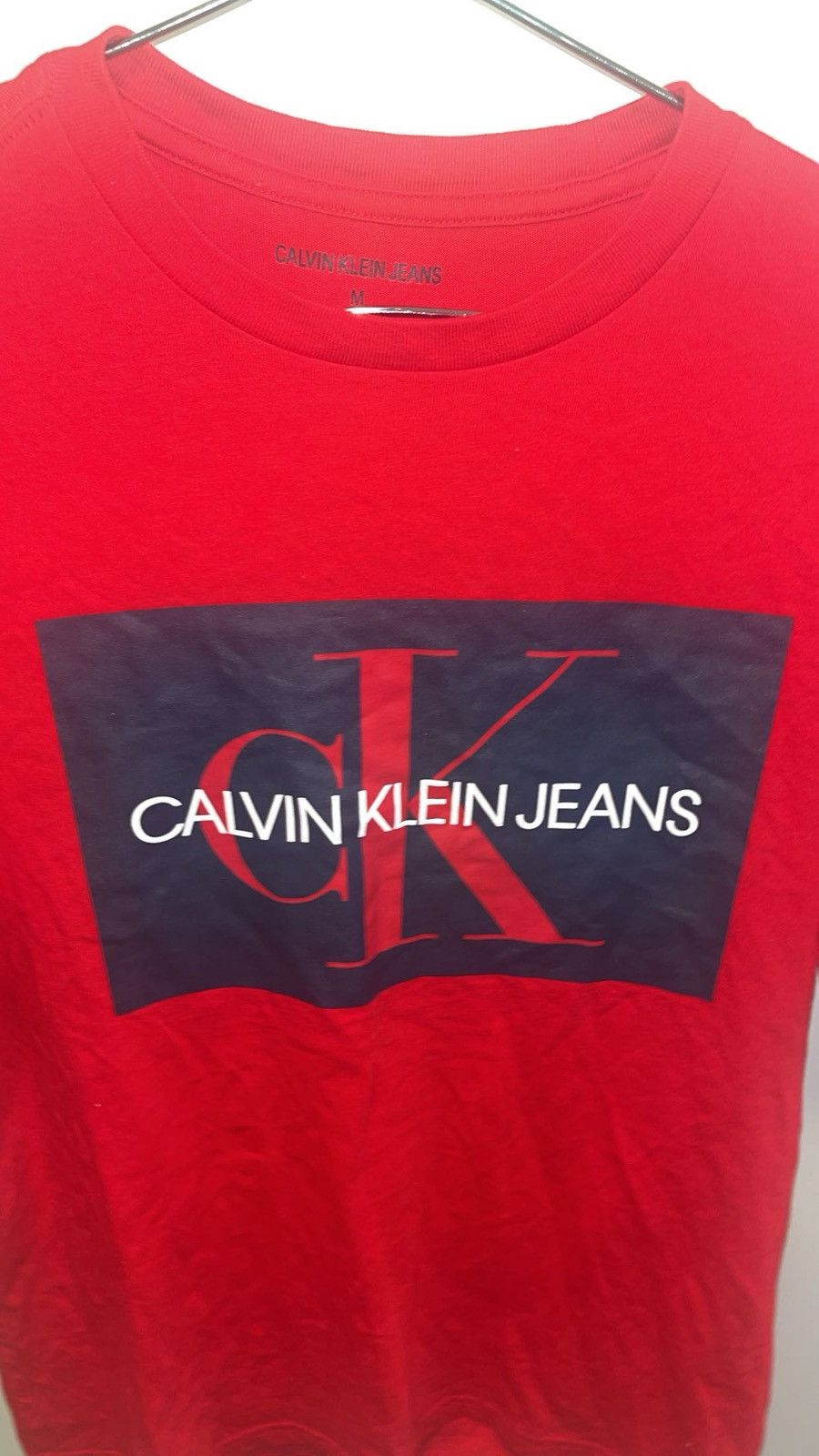 Calvin Klein Calvin Klein Red white & blue shirt with Ck Logo Size US M / EU 48-50 / 2 - 9 Thumbnail
