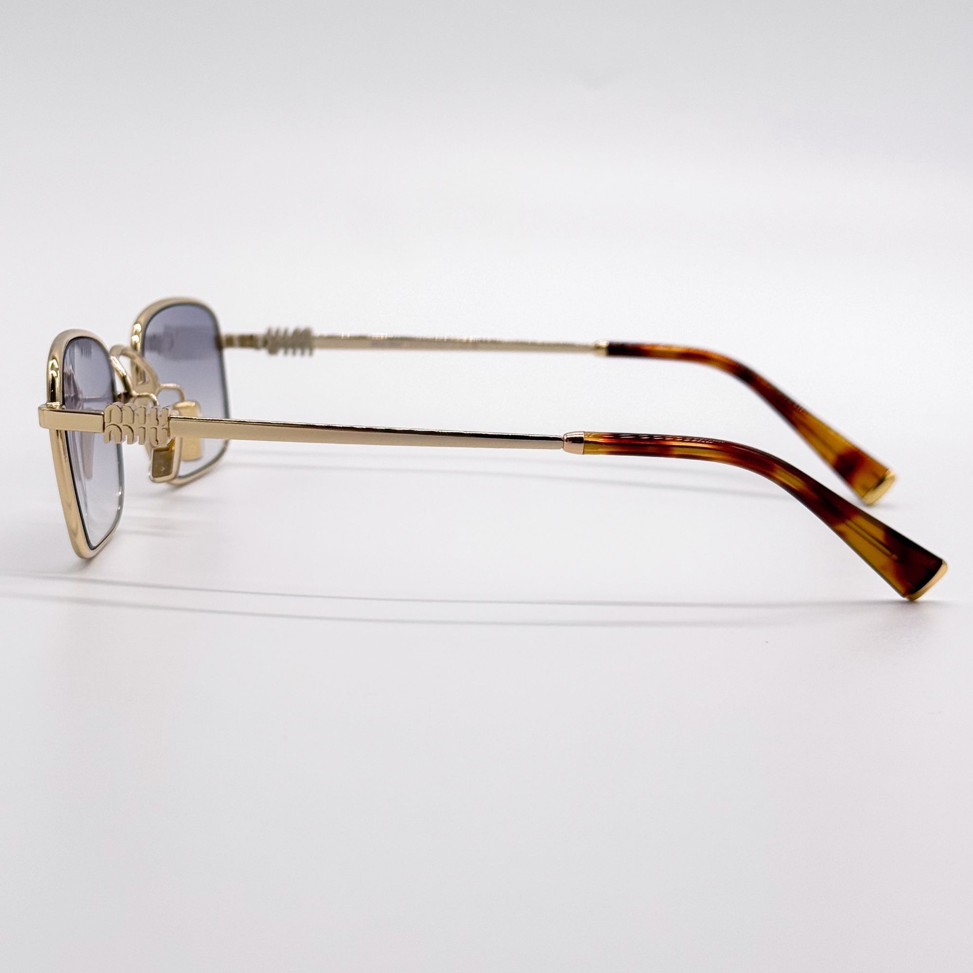 Miu Miu NEW MIU MIU SUNGLASSES MUA53S 5AK04O GRAY MU A53S, SMU A53 Size ONE SIZE - 7 Thumbnail