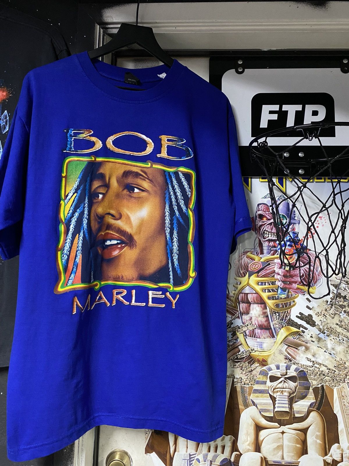 Vintage Vintage 00’ Bob Marley Rap Tee Shirt XLarge Size US XL / EU 56 / 4 - 1 Thumbnail