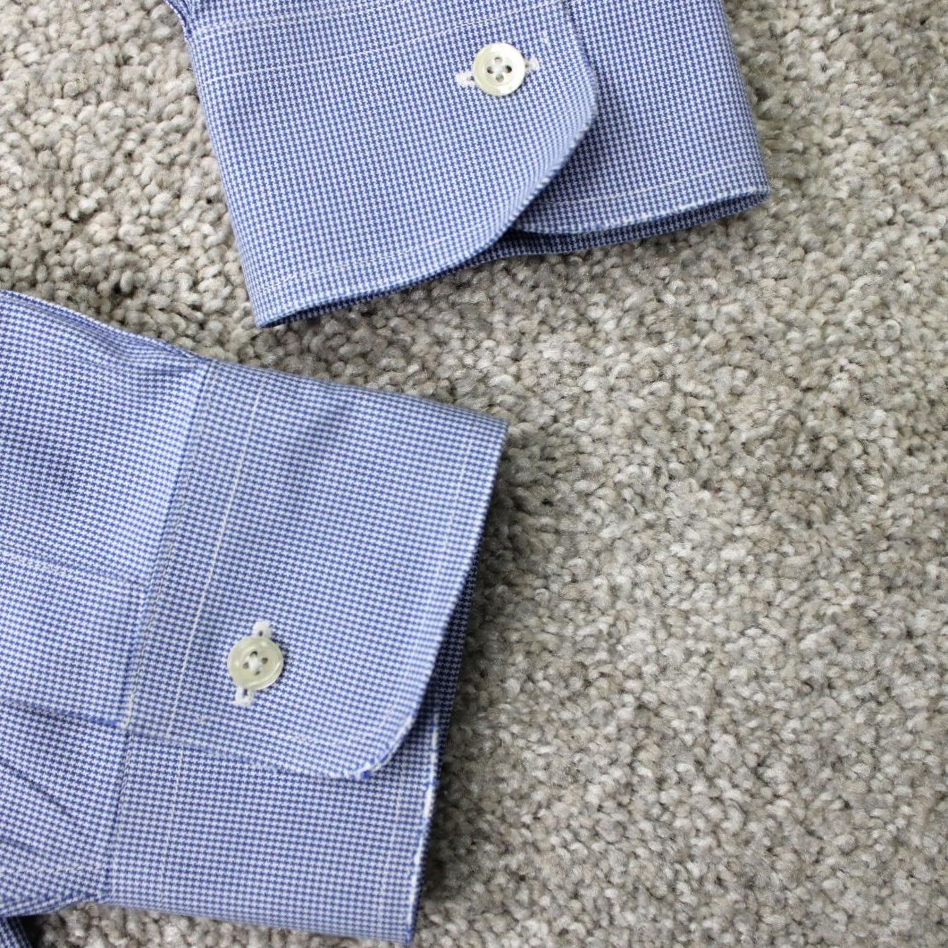 Brooks Brothers Brooks Brothers Classic Shirt Men 16,33 Blue Non-Iron American Supima Cotton L/S Dress Shirt Regular Size 16 Mens Blue Size US L / EU 52-54 / 3 - 7 Thumbnail