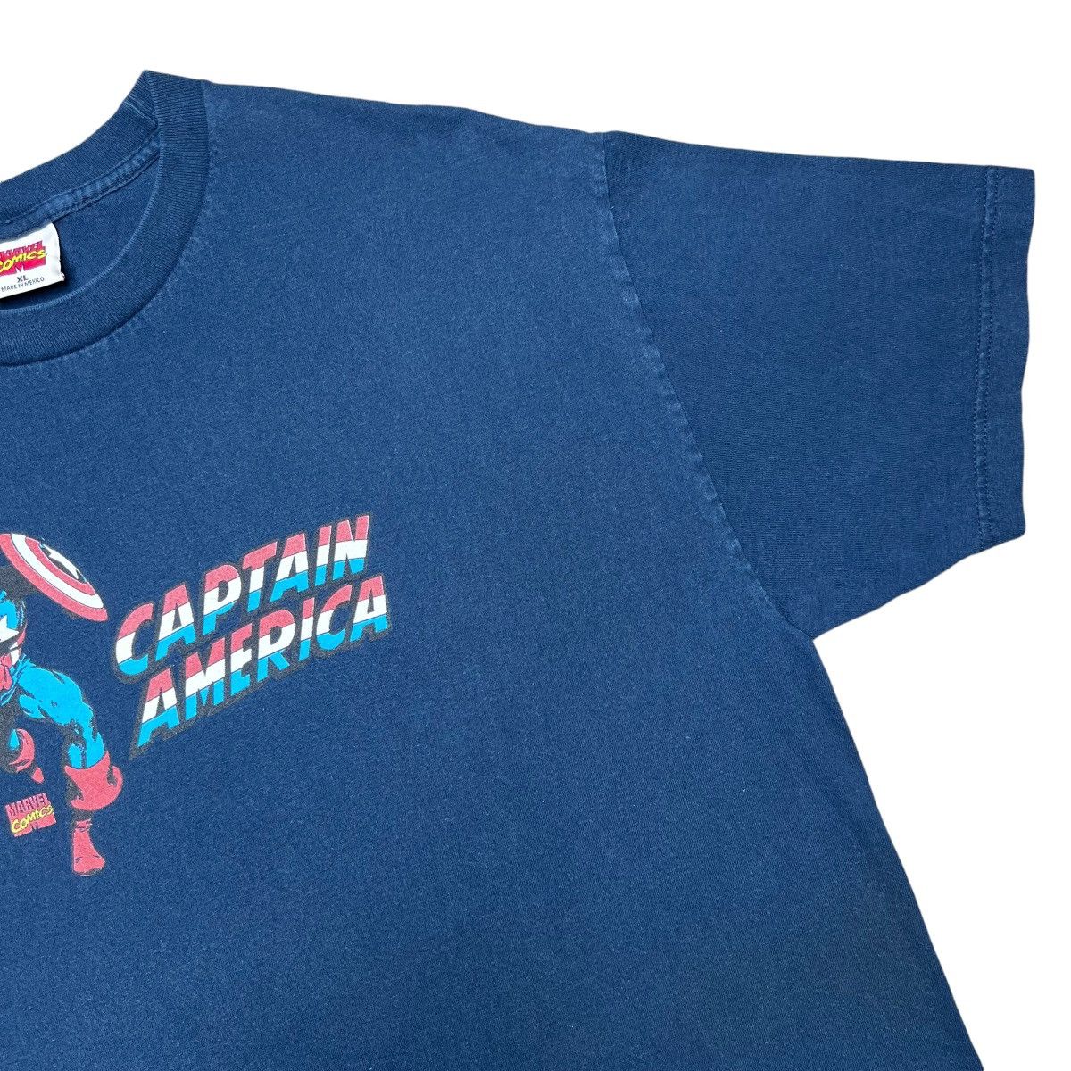 Marvel Comics × Vintage 2000s Marvel Comics Captain America Superhero Graphic Tee Size US XL / EU 56 / 4 - 6 Thumbnail