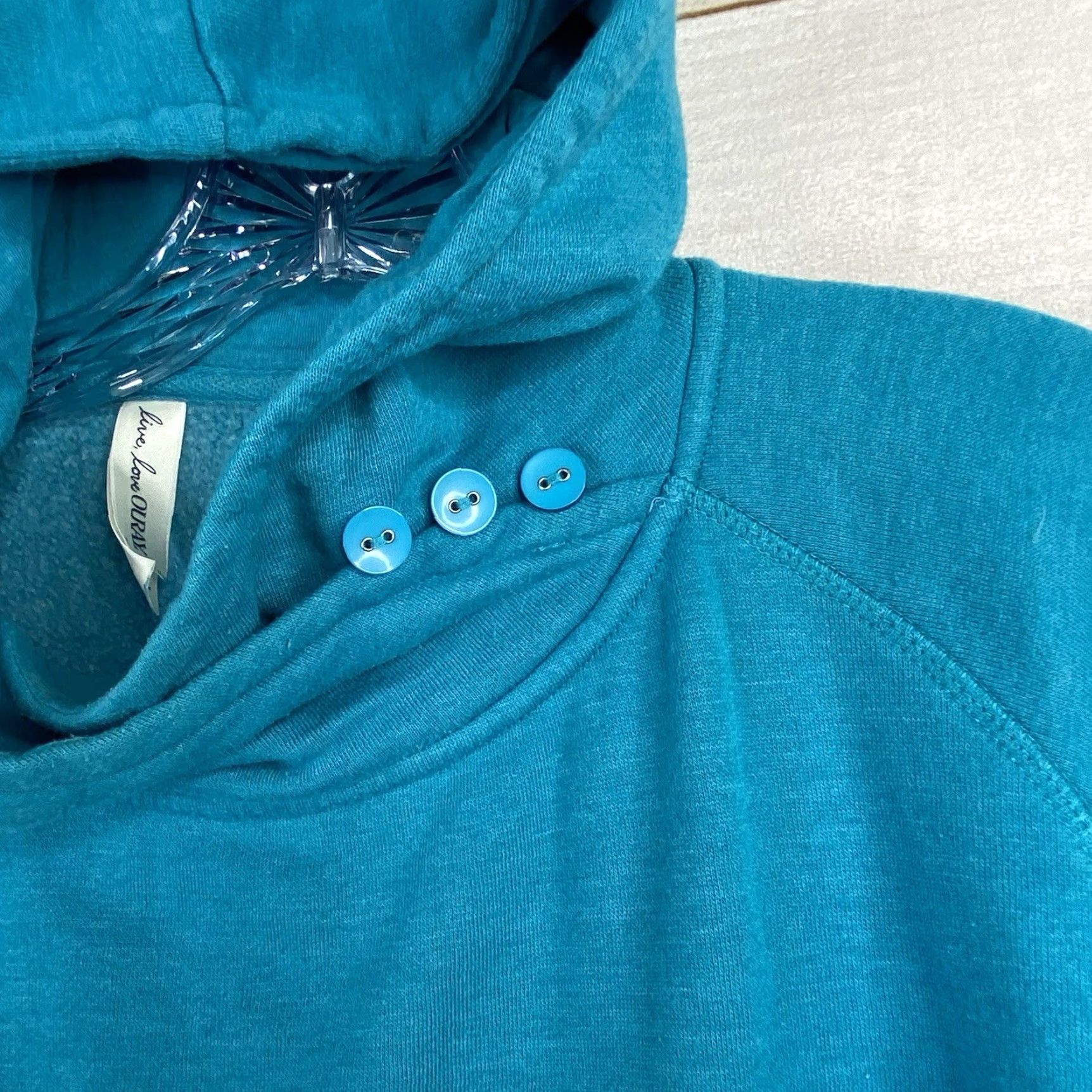 Vintage Ouray Hoodie Womens XL Blue Pullover Hoodie Winter Park Resort Sweatshirt Travel & Places Logo Mens Womens Size XL / US 12-14 / IT 48-50 - 5 Thumbnail