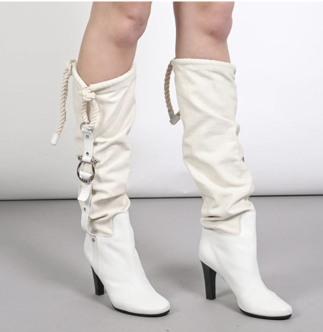 Celine Celine White Heels Size US 6 / IT 36 - 1 Thumbnail