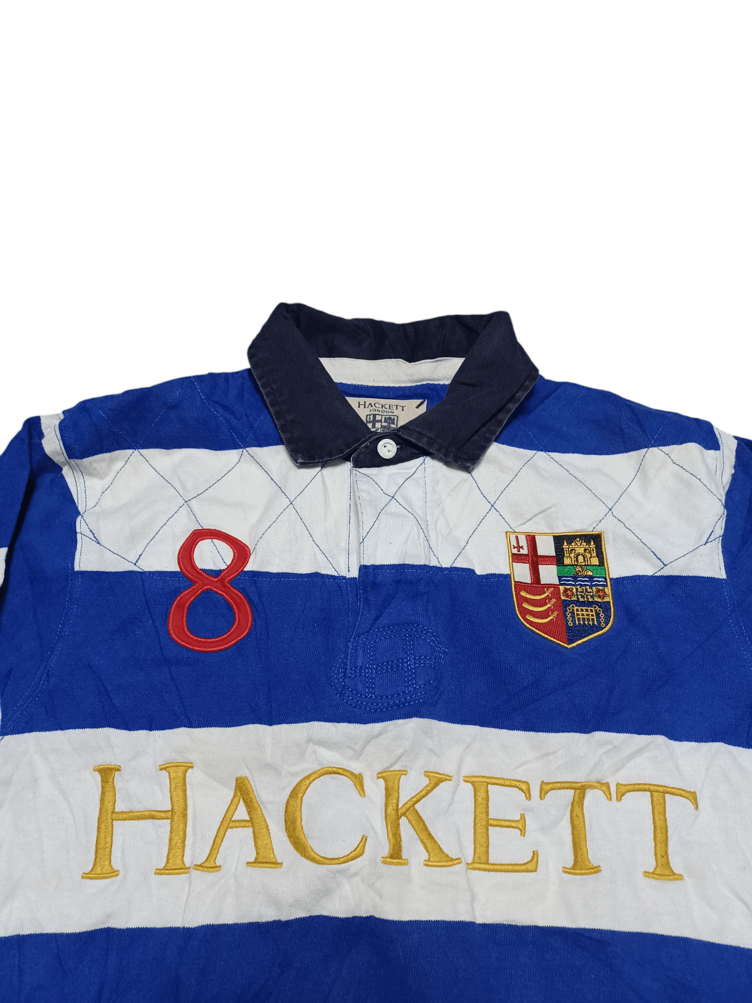 Hackett FIRE VINTAGE CHIEF KEEF HACKETT EMBROIDERED LOGO RUGBY SHIRT Size US M / EU 48-50 / 2 - 2 Thumbnail