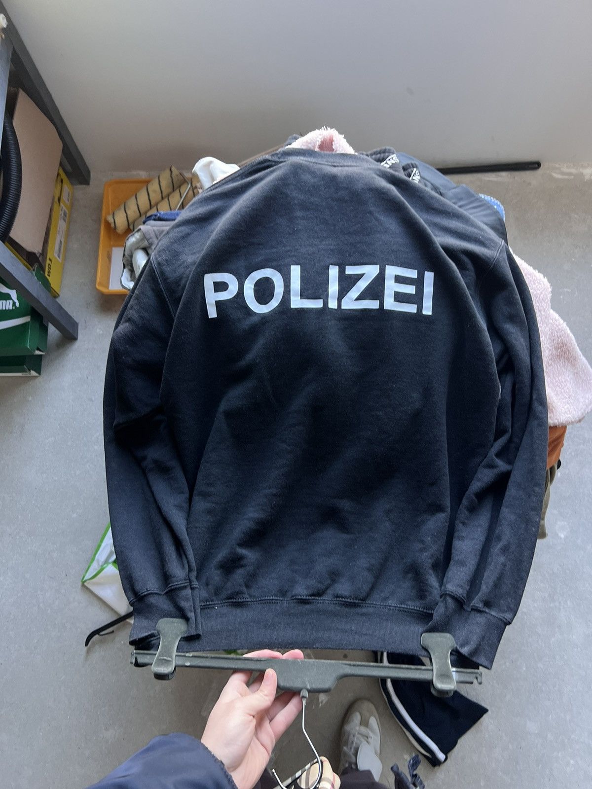Vintage 00s Vintage Polizei Sweatshirt German Size US M / EU 48-50 / 2 - 8 Thumbnail