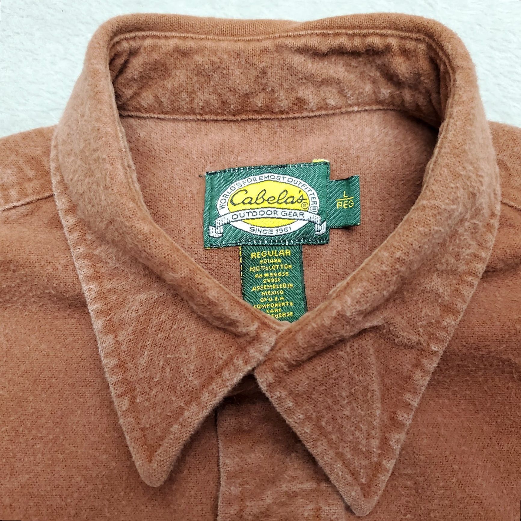 Vintage VINTAGE Cabela's Chamois Shirt Men L Red Flannel Heavyweight Button-Up Long Sleeve Casual Outdoor Cotton Logo: N/A Size US L / EU 52-54 / 3 - 4 Thumbnail