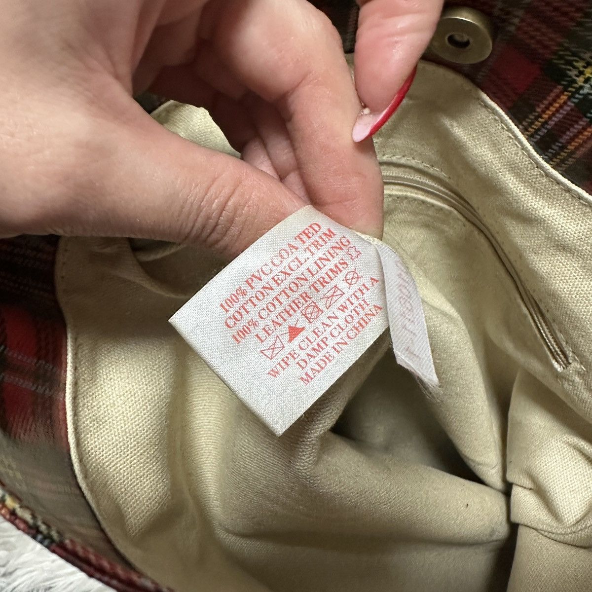 Other Cath Kidston Tartan Crossbody / Shoulder Bag – Strap Missing Size ONE SIZE - 10 Thumbnail