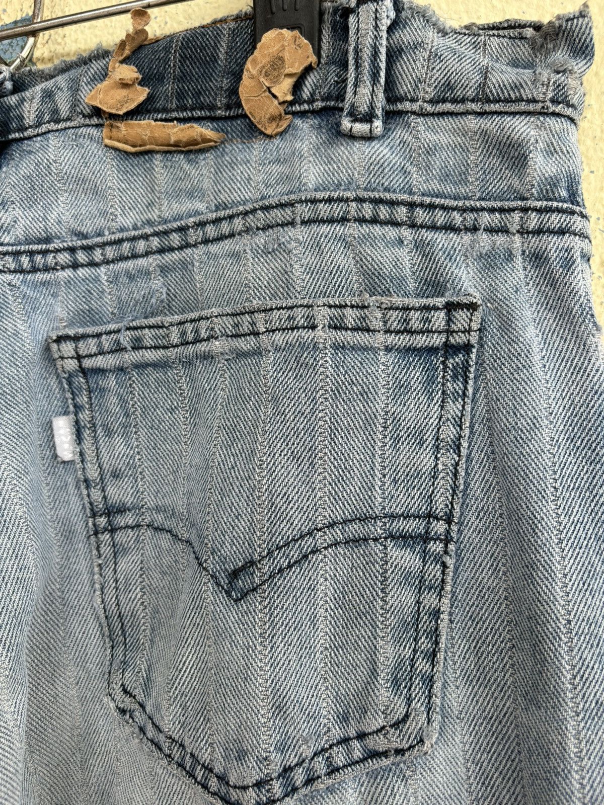 Levi's Vintage 80’s Levi’s 515 Made In USA Distressed Denim Size US 34 / EU 50 - 9 Thumbnail