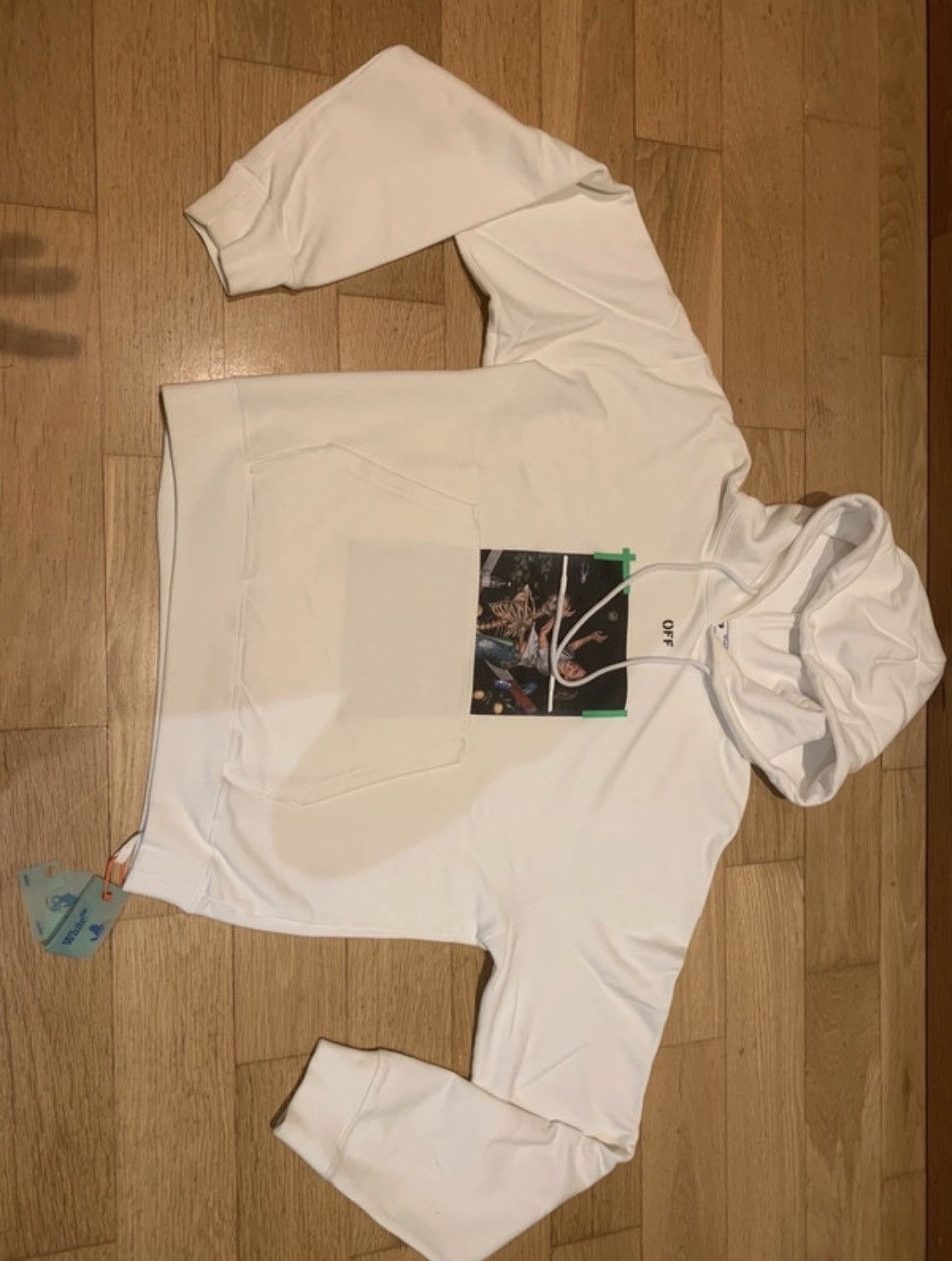 Off-White White Off White Hoodie Size US S / EU 44-46 / 1 - 1 Thumbnail