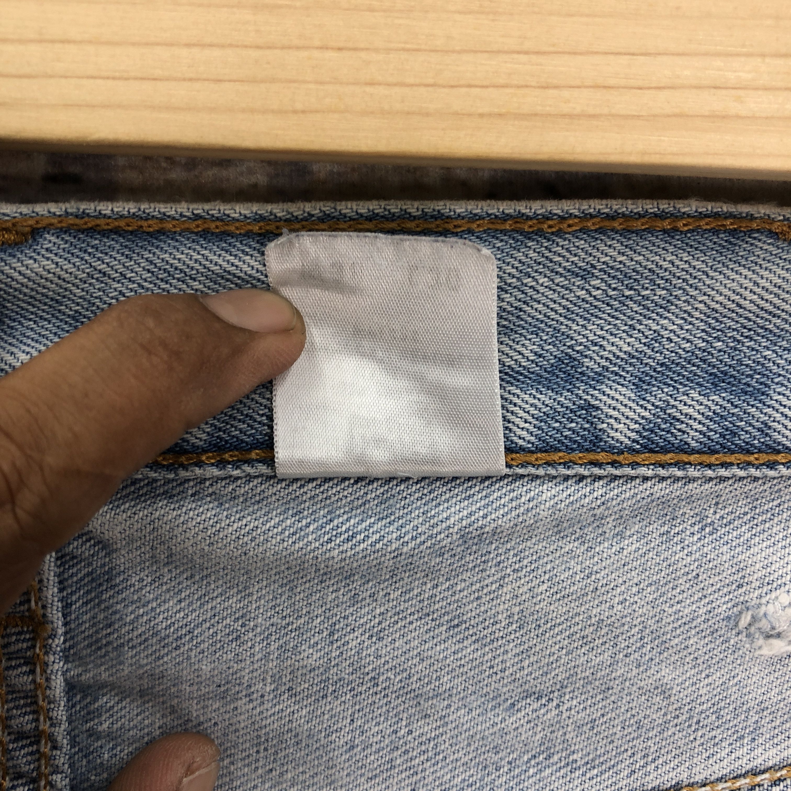 Levi's Vintage Y2K Levis 501 Sunfaded Jeans Levi's Distressed Denim Size US 36 / EU 52 - 11 Thumbnail