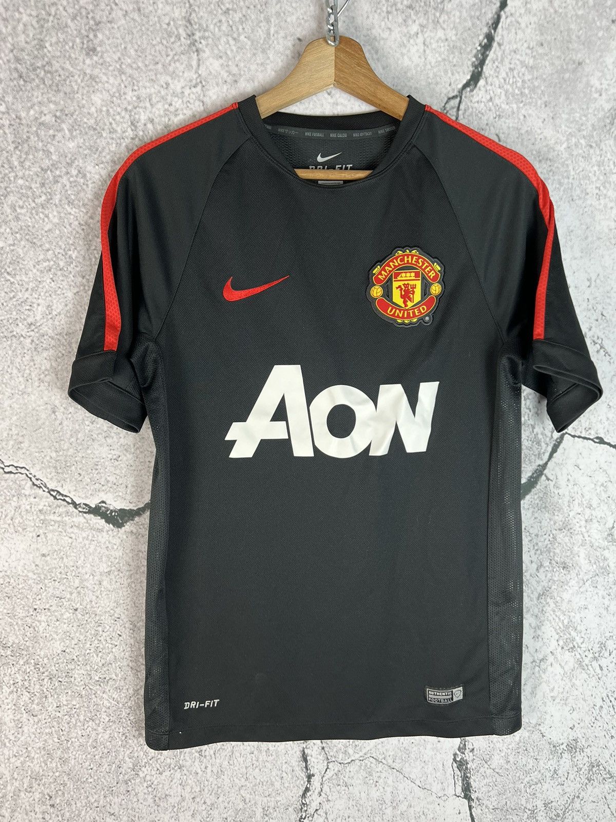 Nike Manchester United Training Football Shirt Soccer Nike Vtg Size US S / EU 44-46 / 1 - 1 Thumbnail