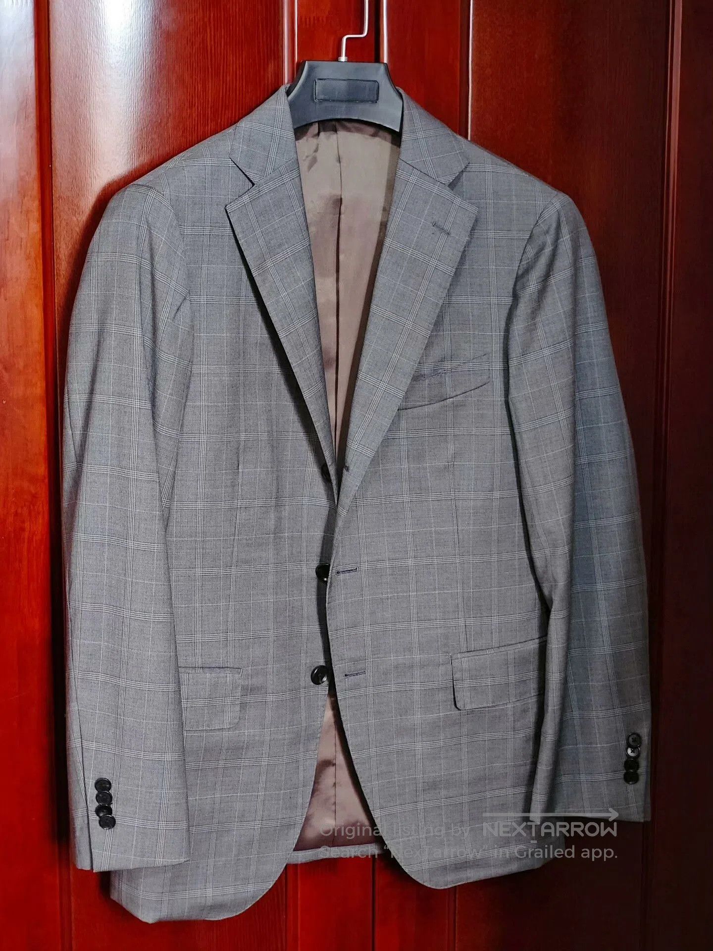 Japanese Brand Italian Custom Gray Wool Blend Suit. Size US S / EU 44-46 / 1 - 1 Thumbnail