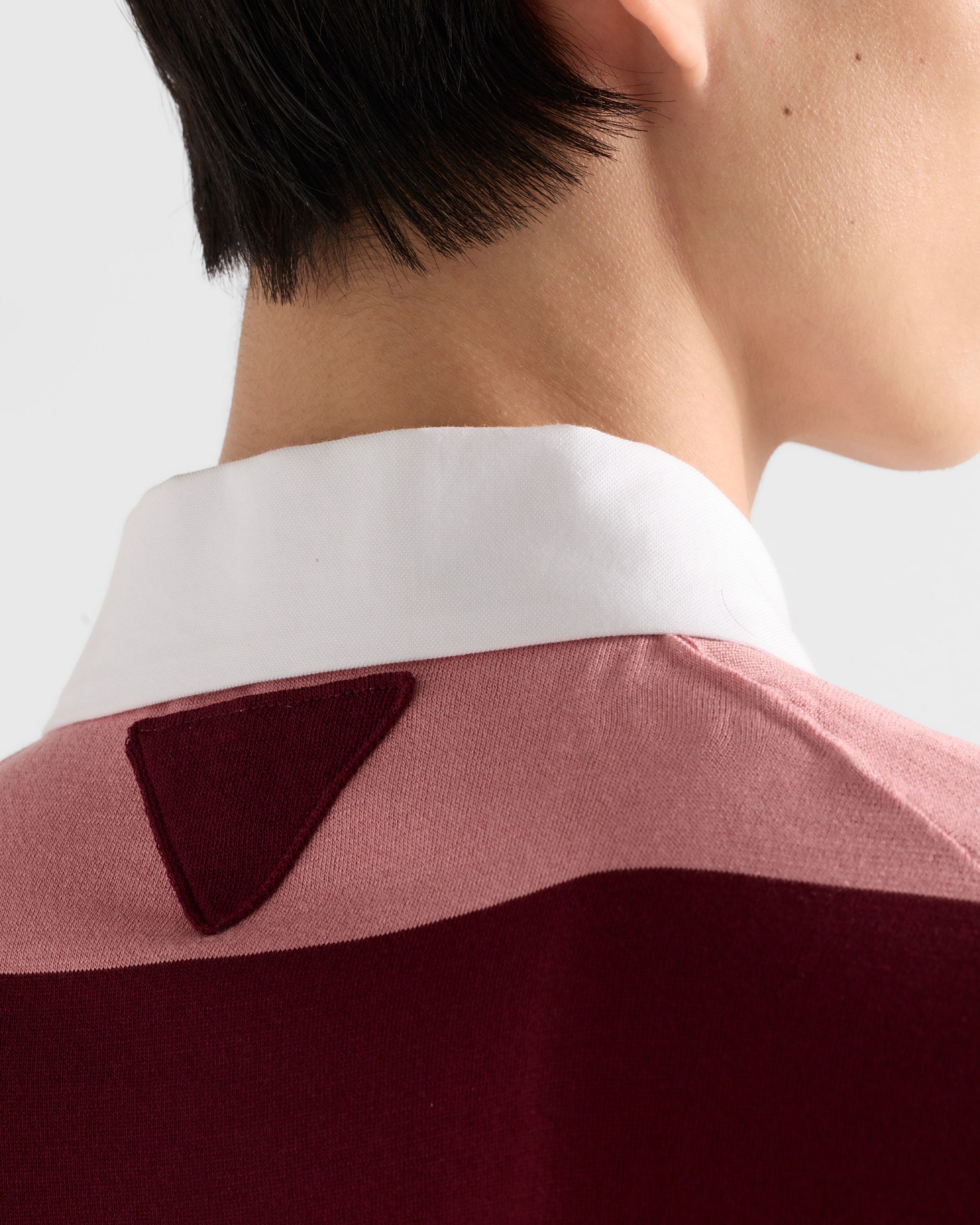 Prada o1bcso1str1025 Silk Cotton Polo Shirt in Multicolor Size US L / EU 52-54 / 3 - 3 Thumbnail
