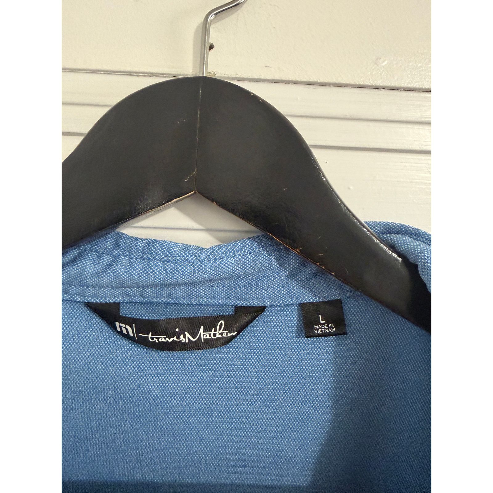 TravisMathew TravisMathew Blue Golf Polo Men's Size Large Size US L / EU 52-54 / 3 - 3 Thumbnail