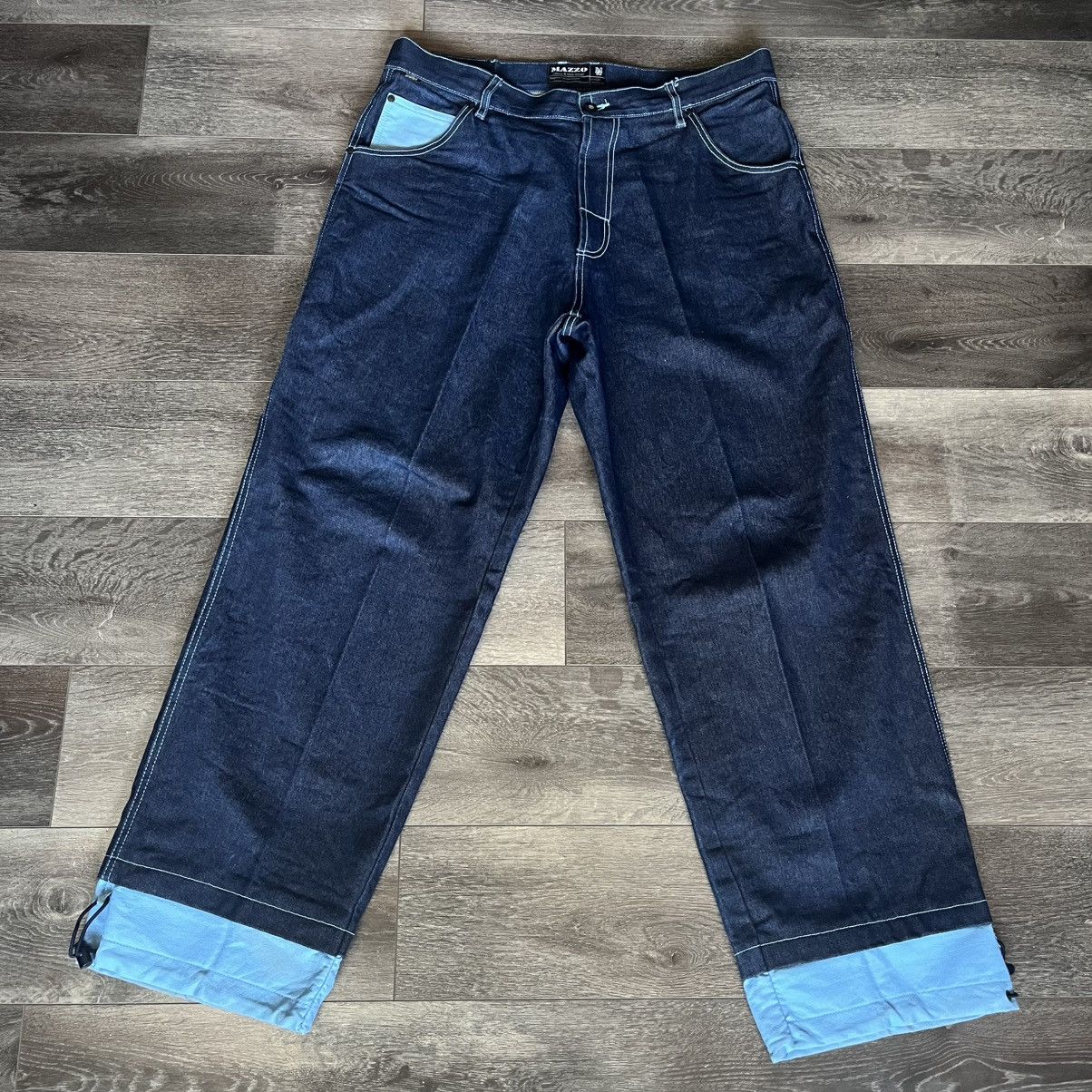 Southpole Vintage 2000s Mazzo Baggy Skater Carpenter Denim Jeans 38x32 Size US 38 / EU 54 - 2 Thumbnail